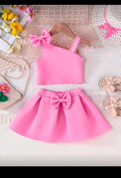 Ensemble Rose Fille Élégant