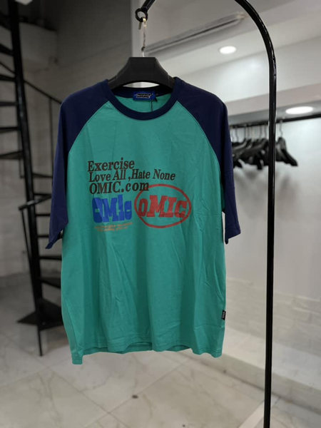 Tee-shirt vert bleu