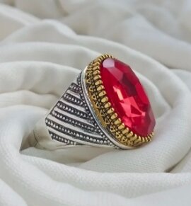 New Design Turkish Stylish Stone Ring For Men and Boys