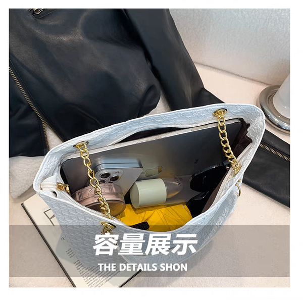 Sac à main à texture légère blanc