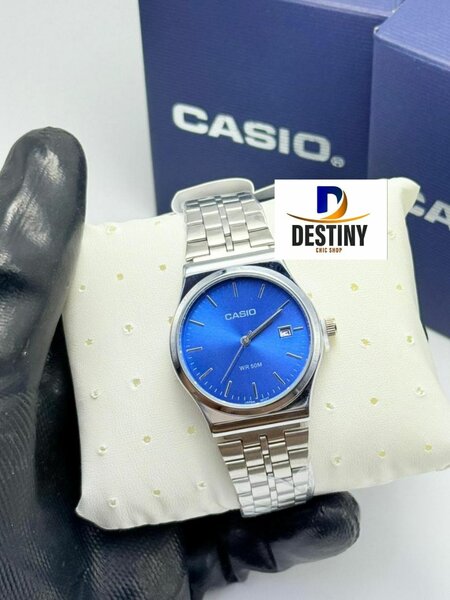 Montre Casio Acier Bleu Homme