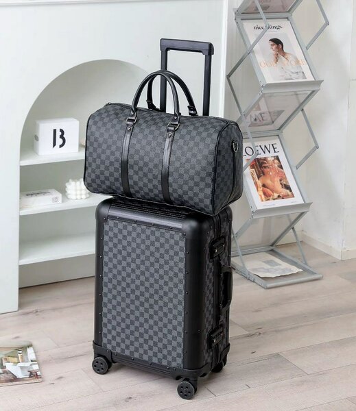 Ensemble Valises Damier Luxueux
