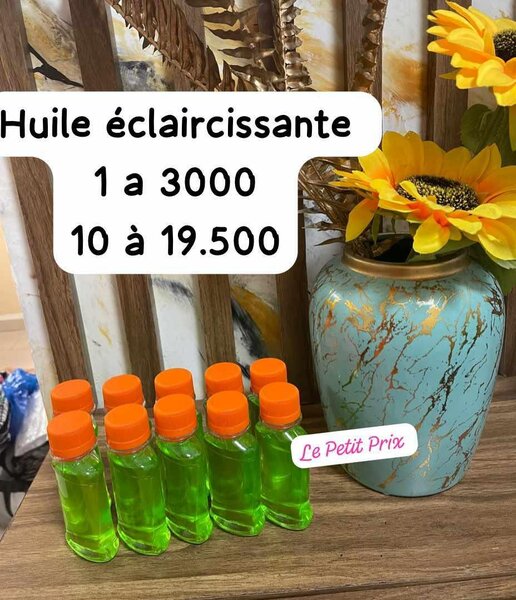 Huile blanchissante du Nugeriy