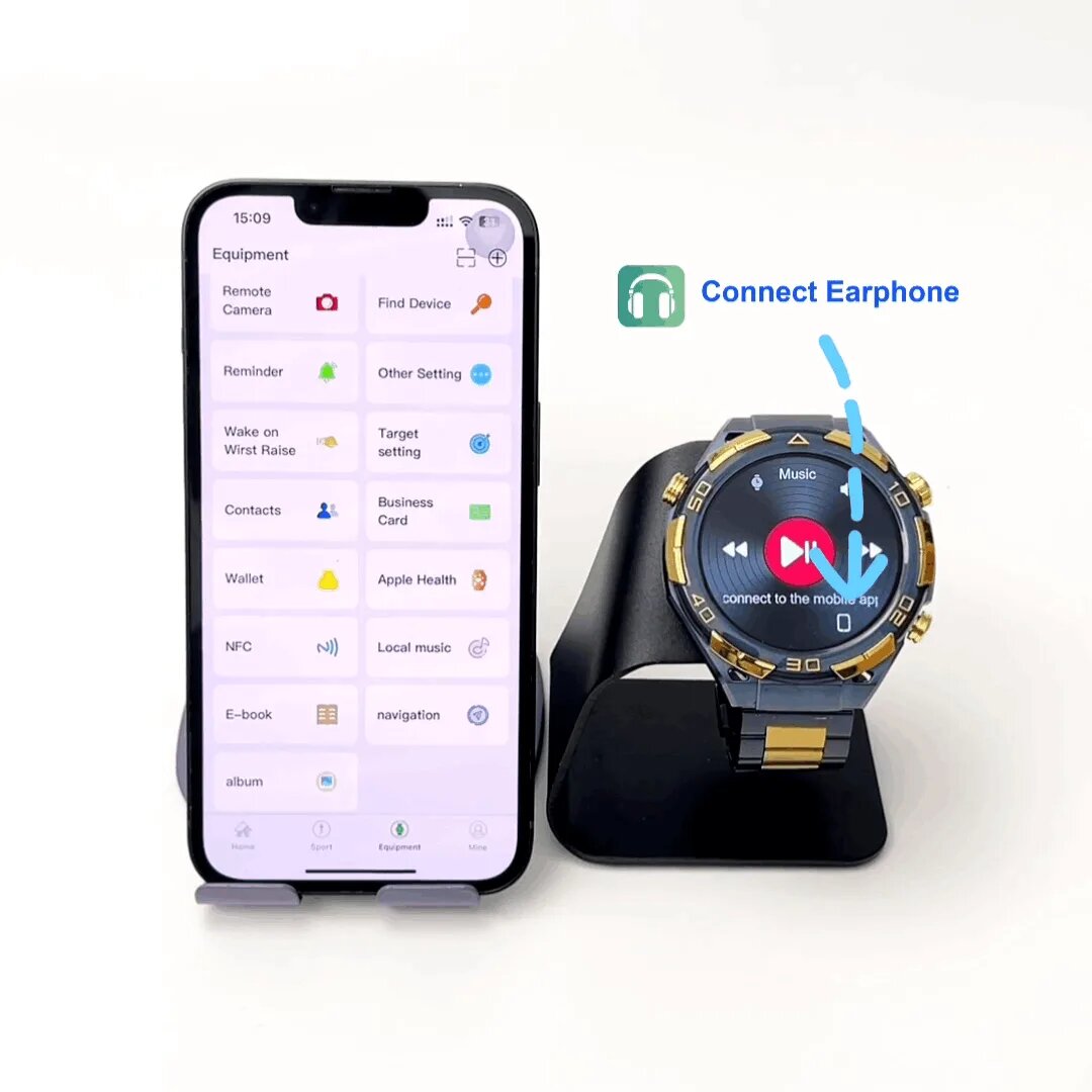 Montre intelligente HainoTeko waterproof