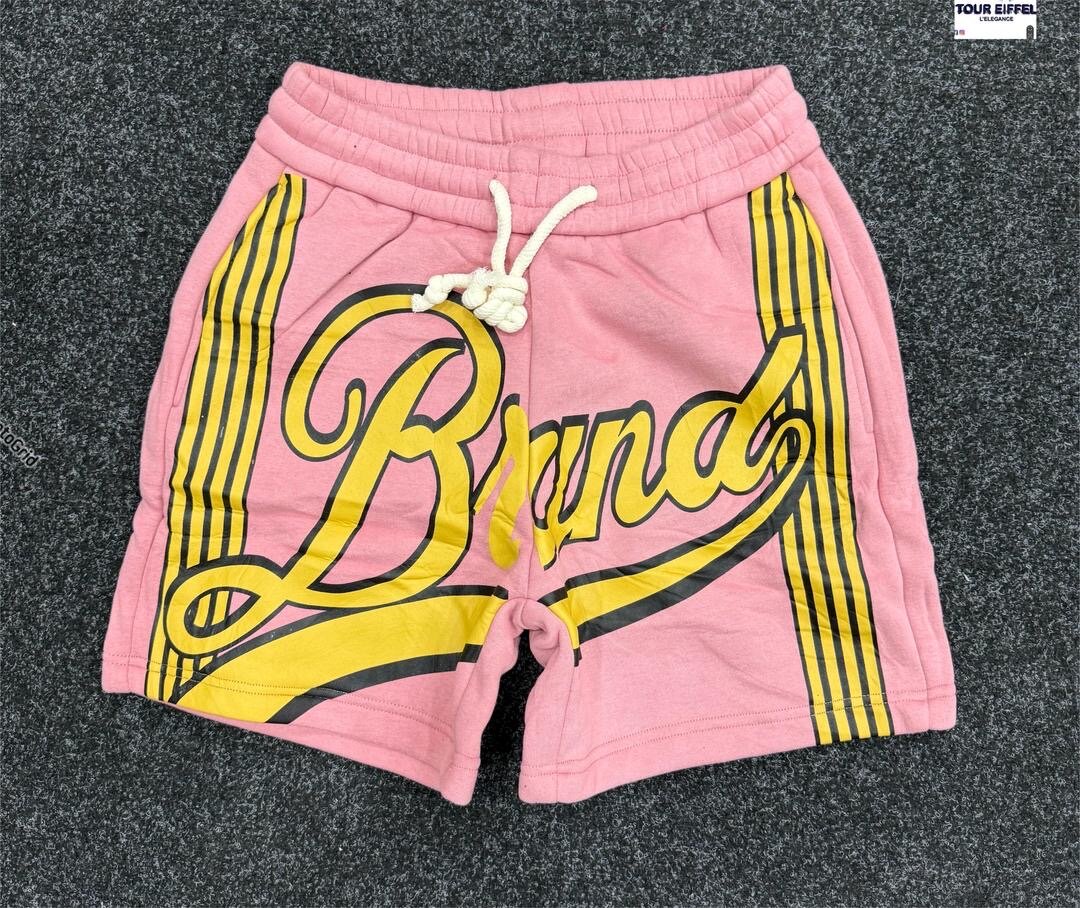 Shorts de sport unisexe rose