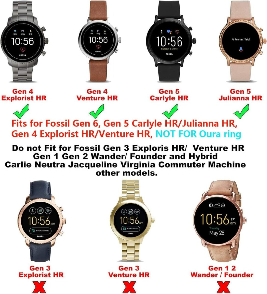 USB Charger for FOSSIL WATCH