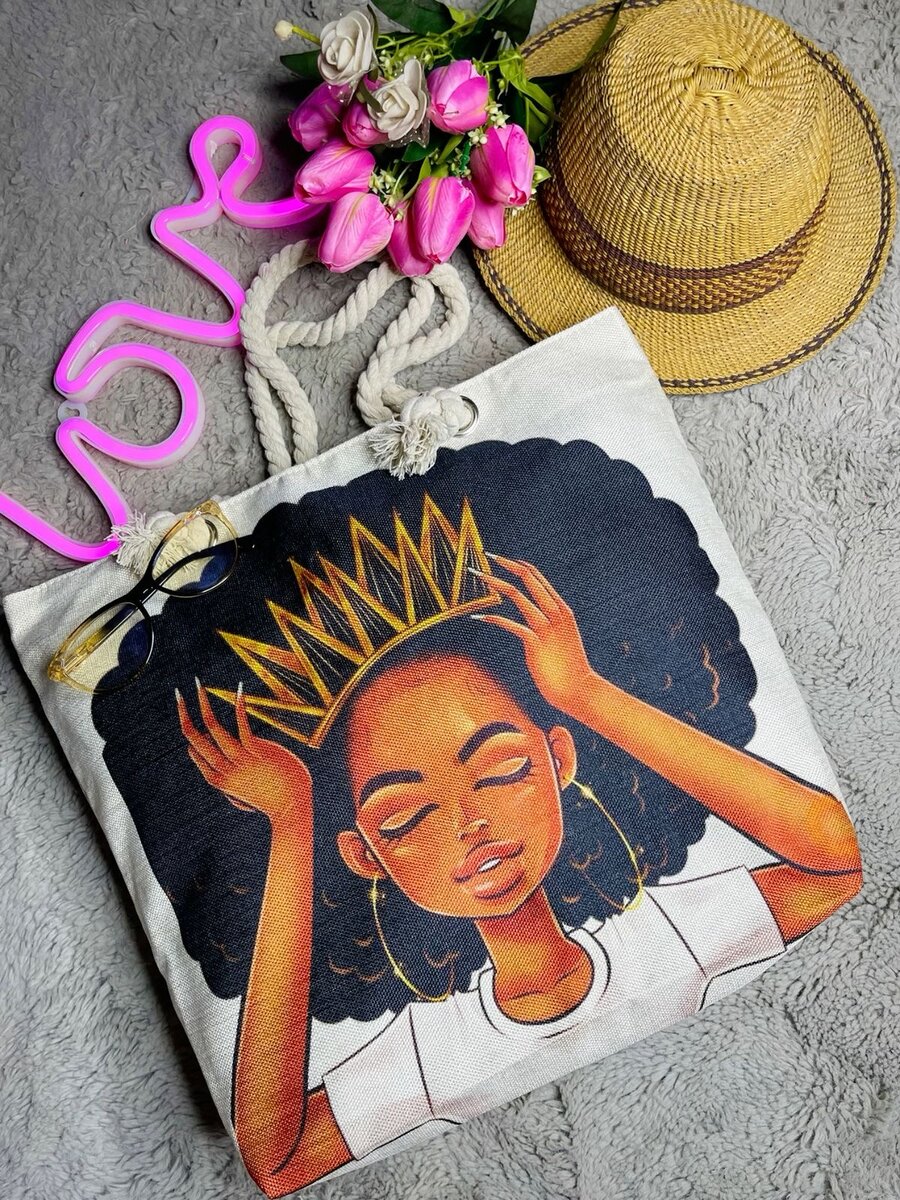 Sac fourre-tout avec design artistique