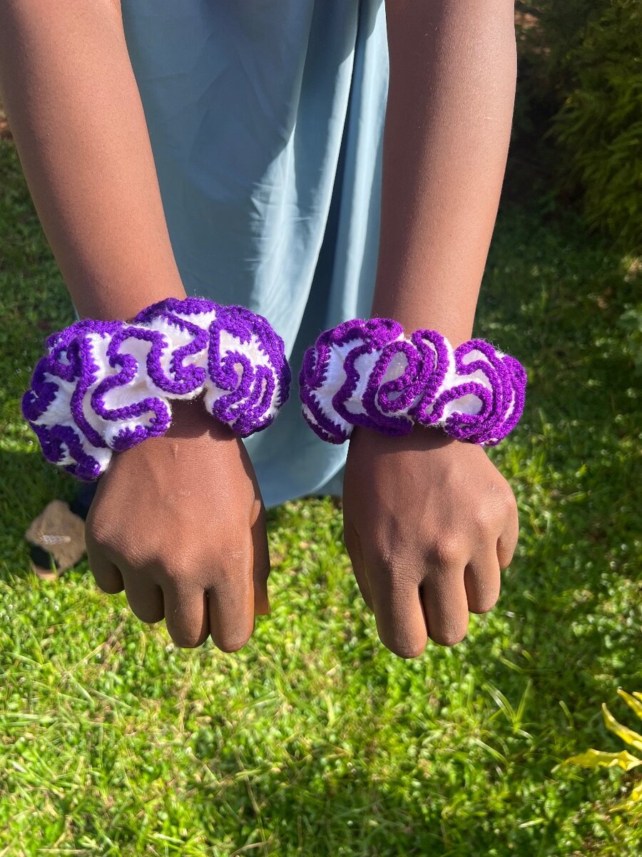 Chouchou en crochet