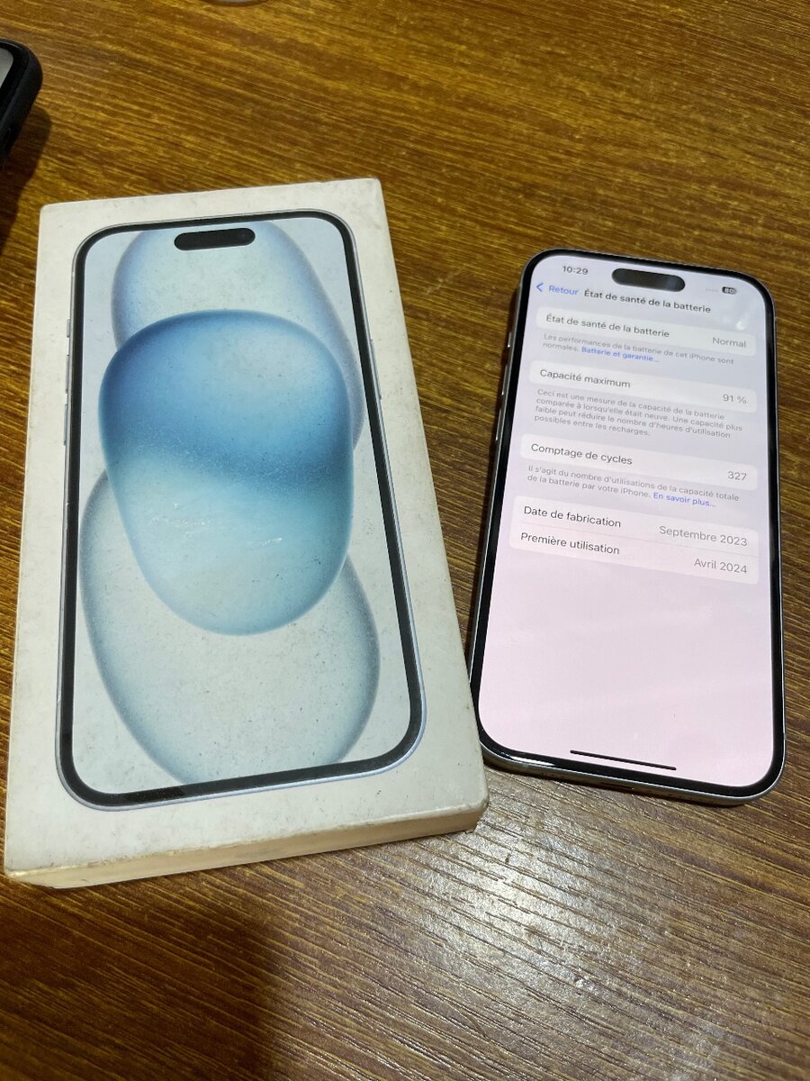 IPHONE 15 SIMPLE BLEU 128GO