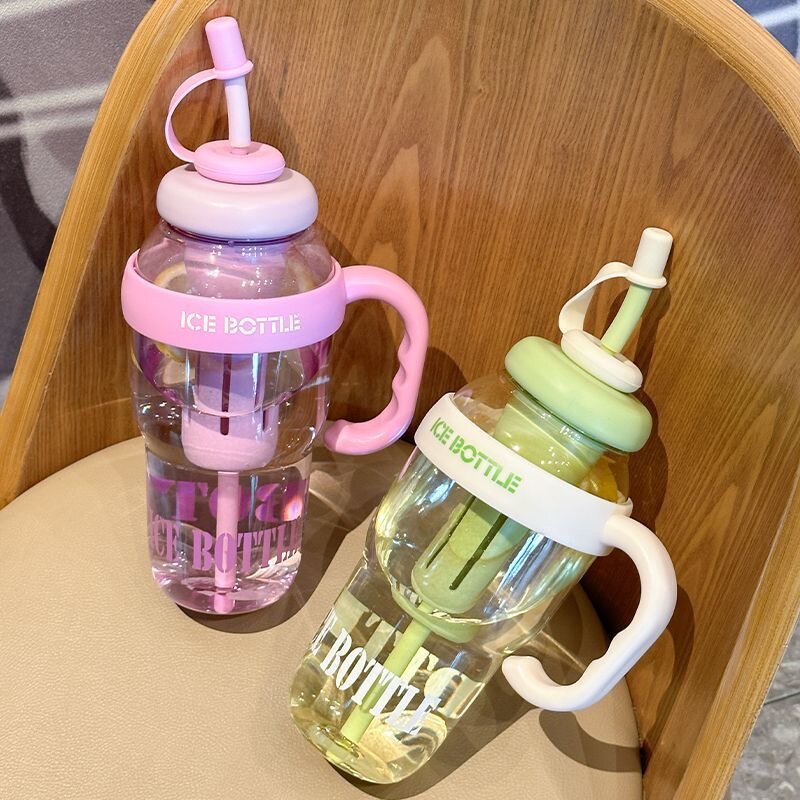 Bouteille d'eau paille Gourdes