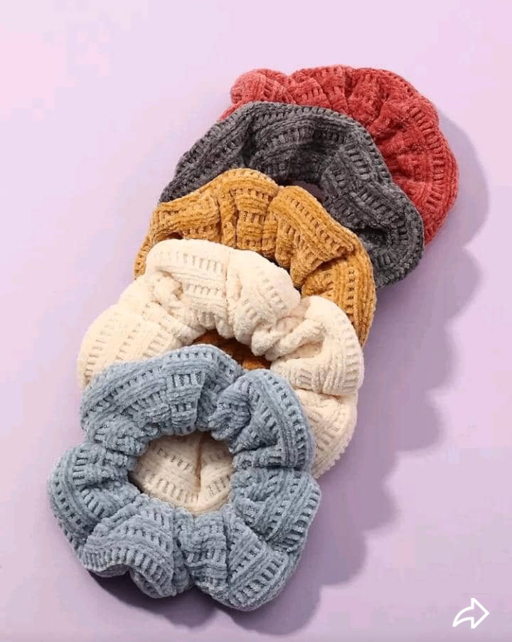 Chouchous en tricot élégants