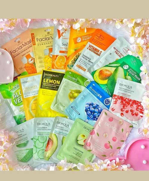 Masques Visage Hydratants à Base de Fruits