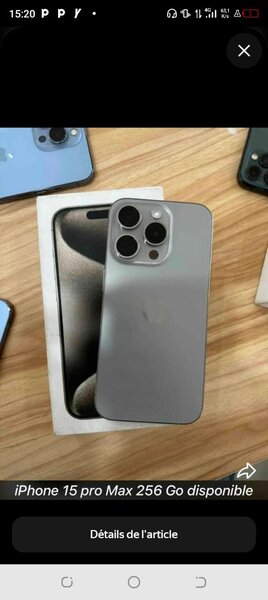 iPhone 15 Pro Max 256 Go