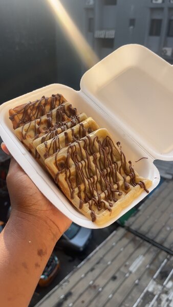 Gaufres gourmandes au nutella