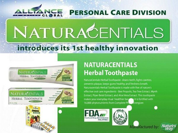Dentifrice Herbal Naturacentials