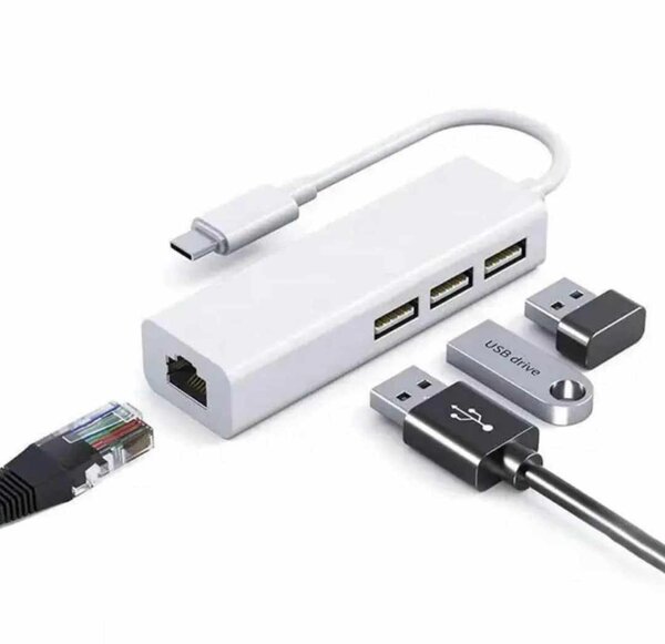 Hub USB avec port RJ45