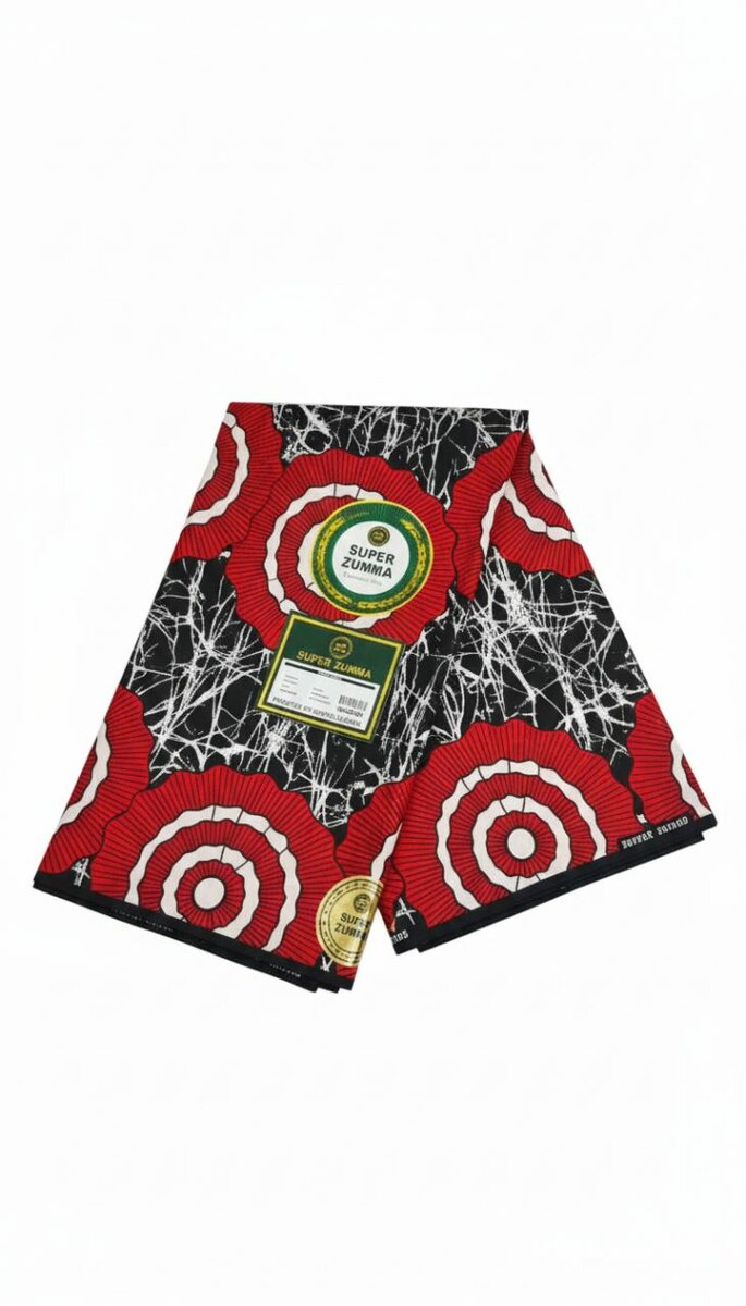 Pagne Wax Africain Rouge