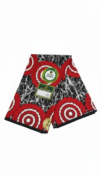 Pagne Wax Africain Rouge