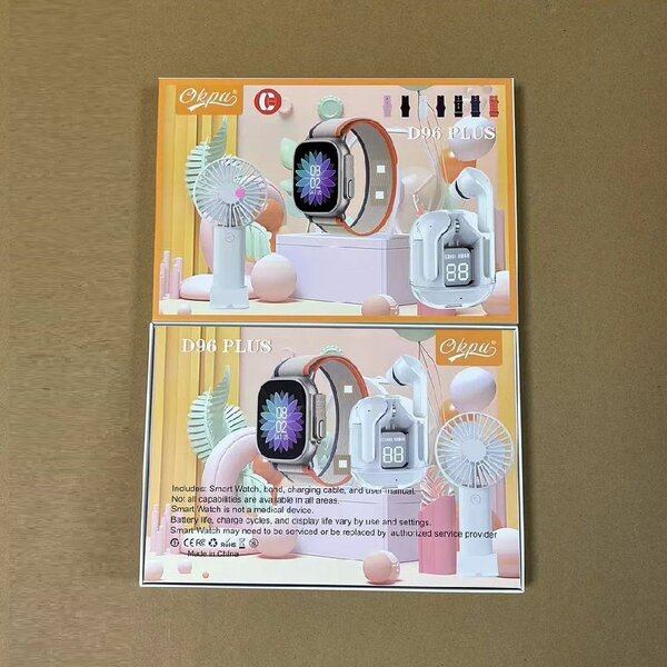 Montre Connectée D96 Plus Avec Écouteurs