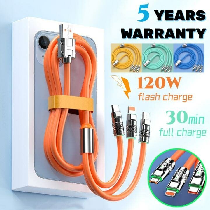 Câble de charge rapide 3 en 1