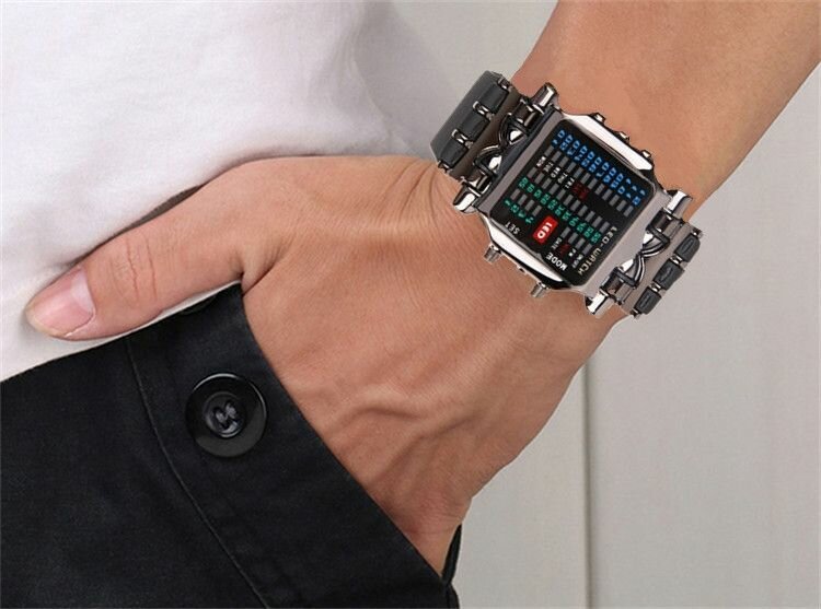 Montre LED futuriste tendance