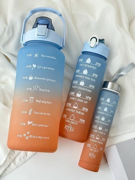 3 in 1 Water Bottle set