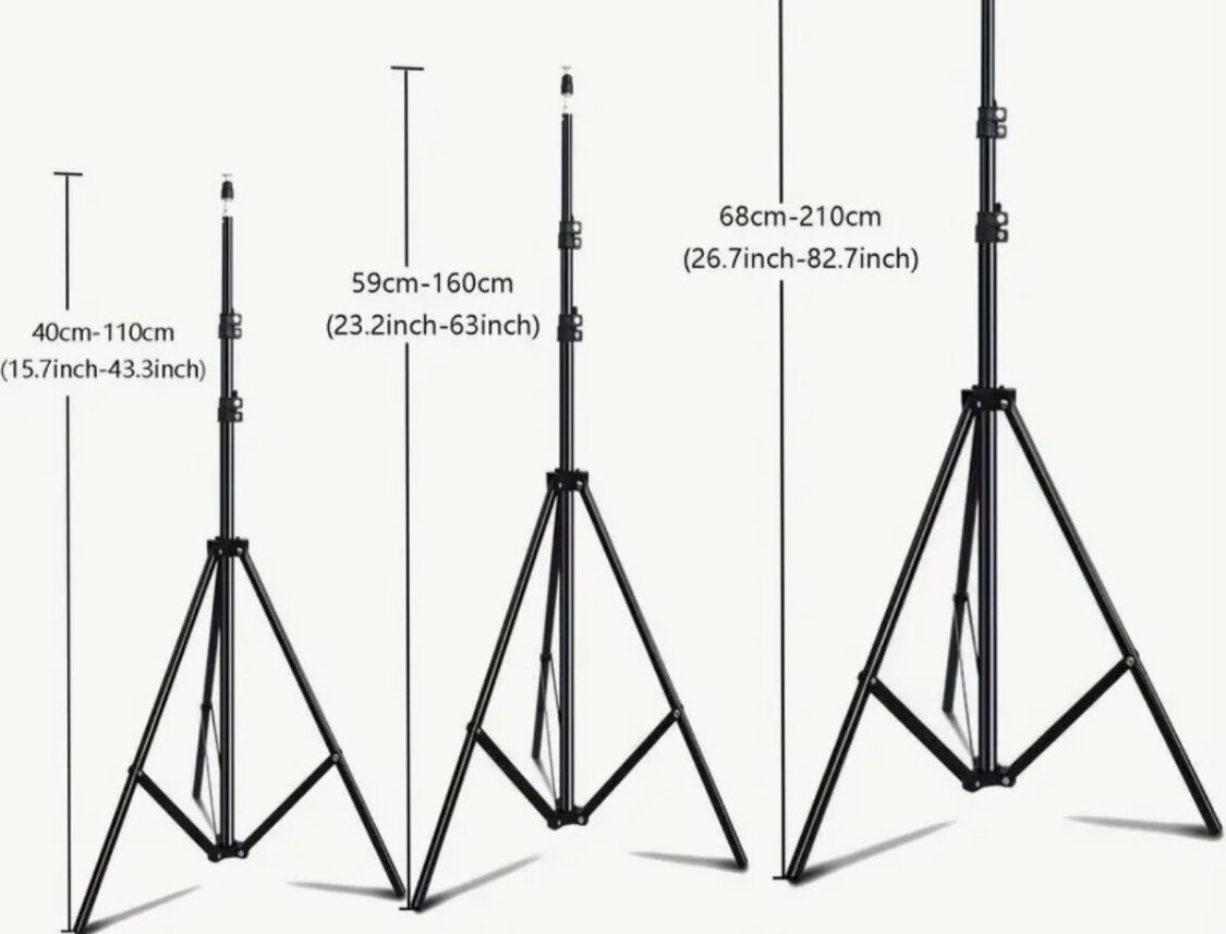 Trépied réglable 2m robuste