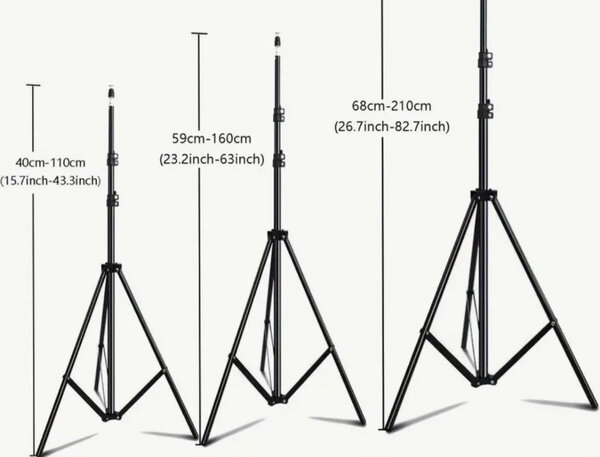Trépied réglable 2m robuste
