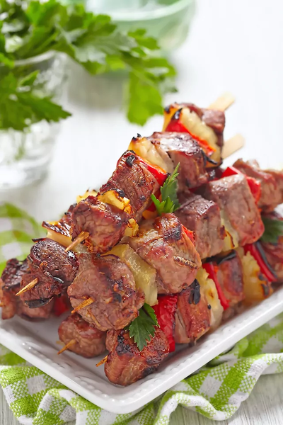 Brochettes de Viande Braisé