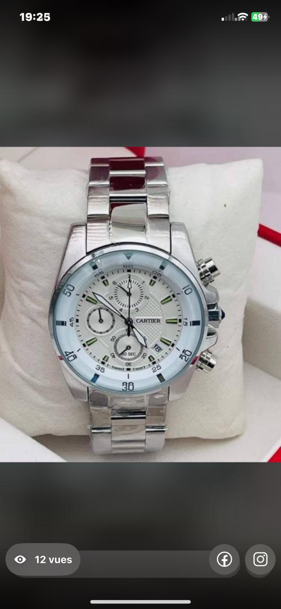 Montre Homme Élégante Acier