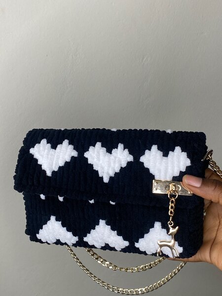 Crochet chunky bag