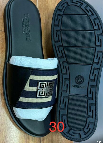 Sandales plates pour homme Versace Calvin Klein