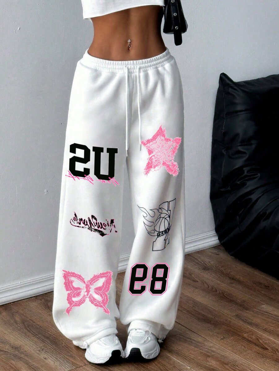 Pantalon de jogging imprimé tendance