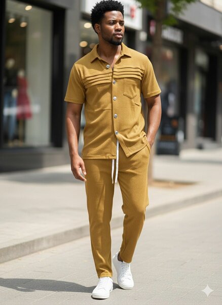 Ensemble Homme Élégant Été