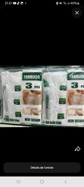 T-shirts blancs coton homme