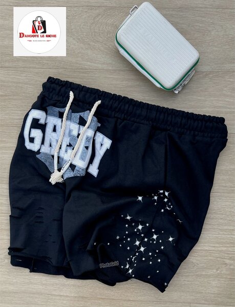 Shorts sport noirs tendance