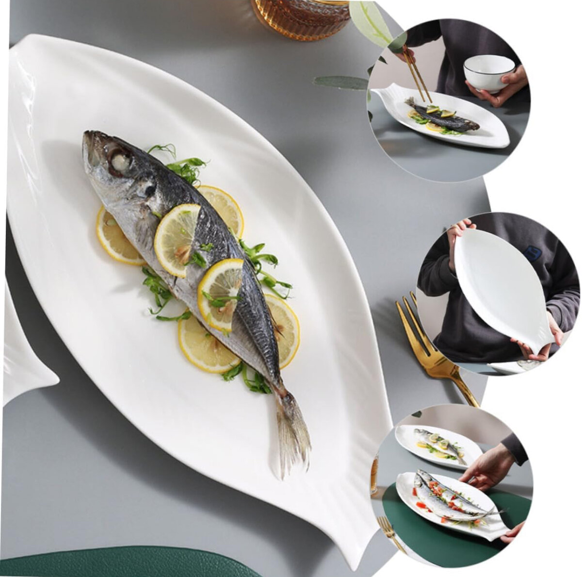 Plateau à poisson élégant