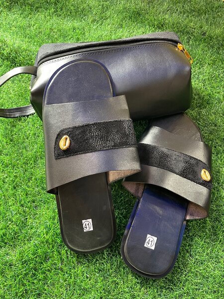 Ensemble homme(sandale+sacoche