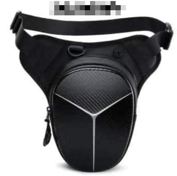 Moto cuisse sac, noir couleur