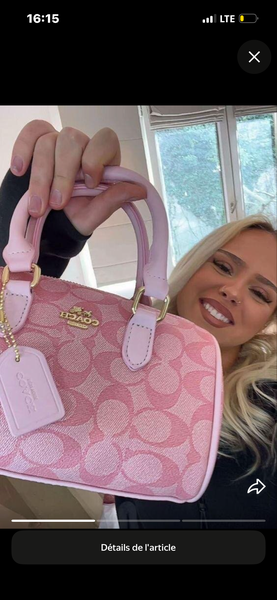 Sac à main en cuir Coach