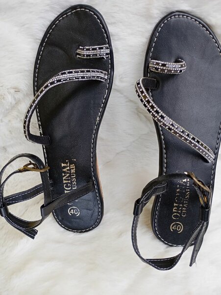 Sandales Plates Élegantes Femme