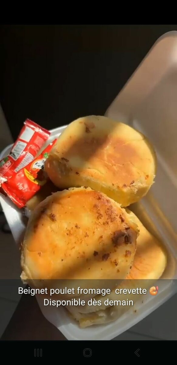 Beignet au poulet et crevettes