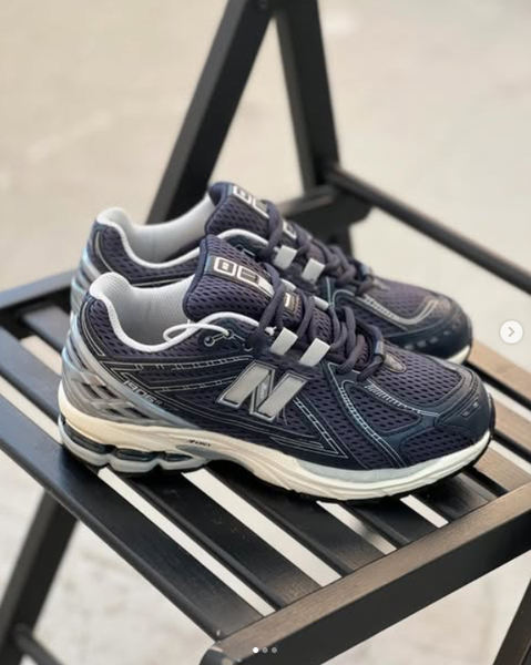 Кроссовки NB 1906 темно-синие,текстильные