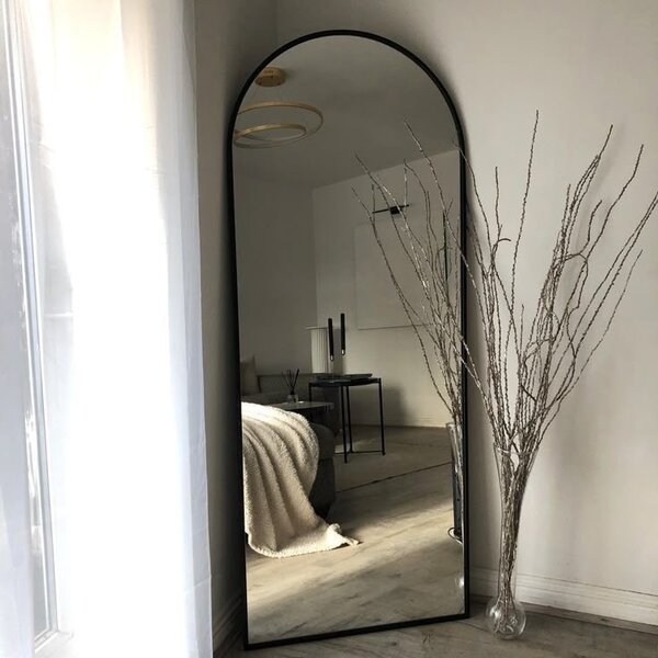 Liberty Black Arched Mirror