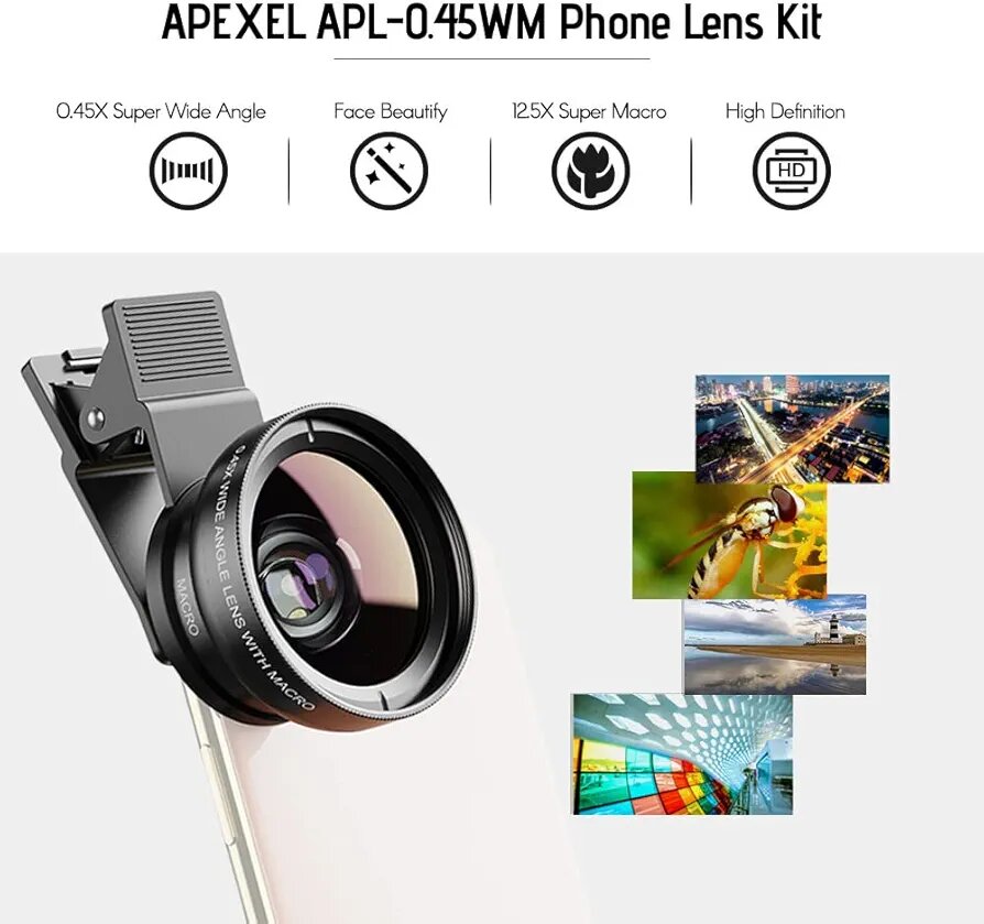 Phone camera lense with macro