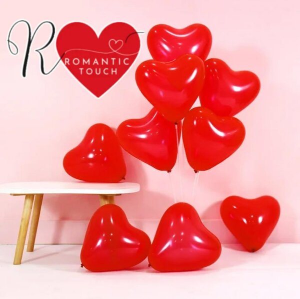 Ballons Cœur Rouge (25pcs)