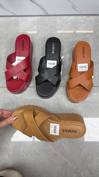 Sandales compensées élégantes