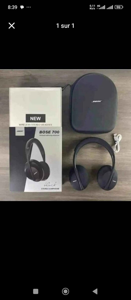 Casque bluetooth BOSE NEUF