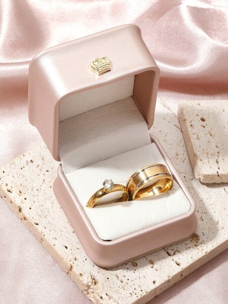 Ensemble de Bagues en Or Élégantes