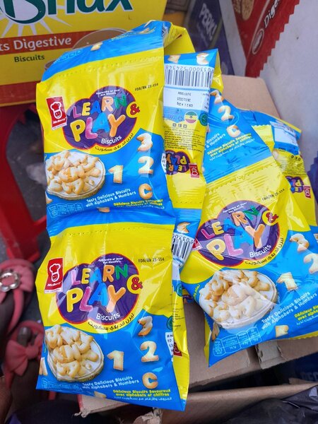 Learn and Play alphabet biscuit